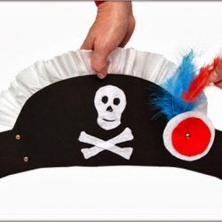 Sombrero Pirata Halloween Casero
